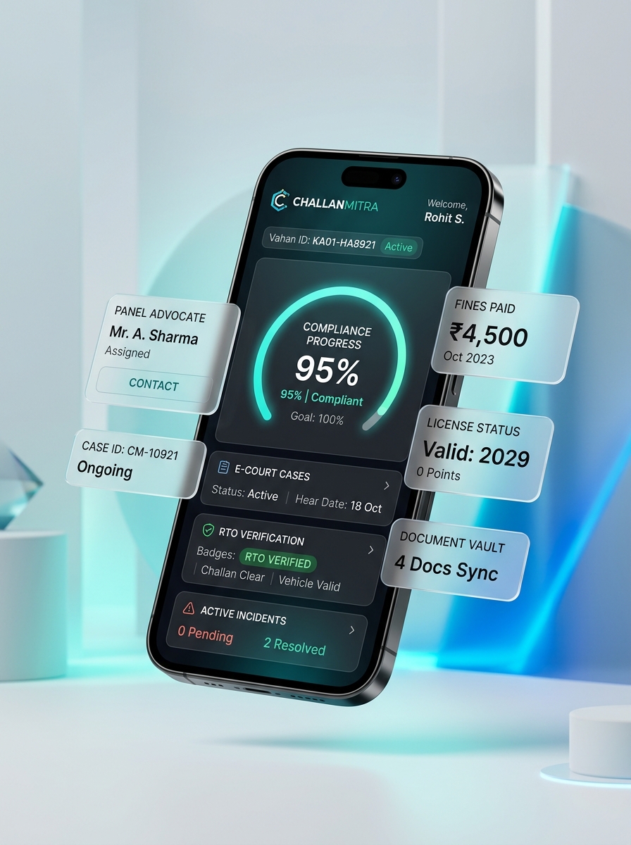 ChallanMitra Enterprise App Mockup